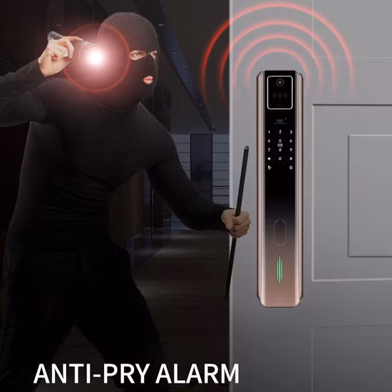 Cerradura inteligente para puerta de aluminio con huella dactilar Ttlock APP con cerradura de puerta inteligente digital de embutir estándar europeo 3585 para puerta de aluminio Cerradura inteligente para puertas corredizas de puerta UPVC