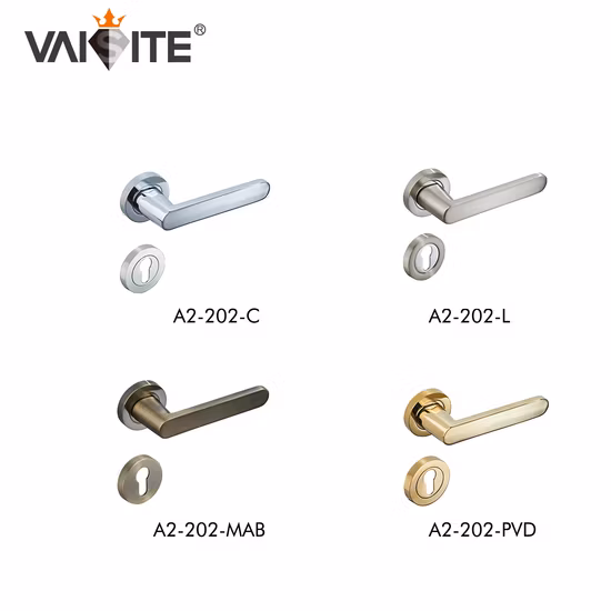 Vaisite 2022 El más nuevo y popular estilo europeo moderno tirador de palanca de Zamak en roseta para puerta de seguridad