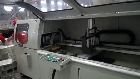Sierra de corte automática CNC para puertas y ventanas de aluminio