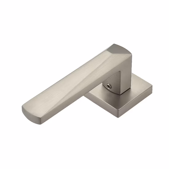 Manija de cerradura de puerta moderna de aleación de zinc con mortaja